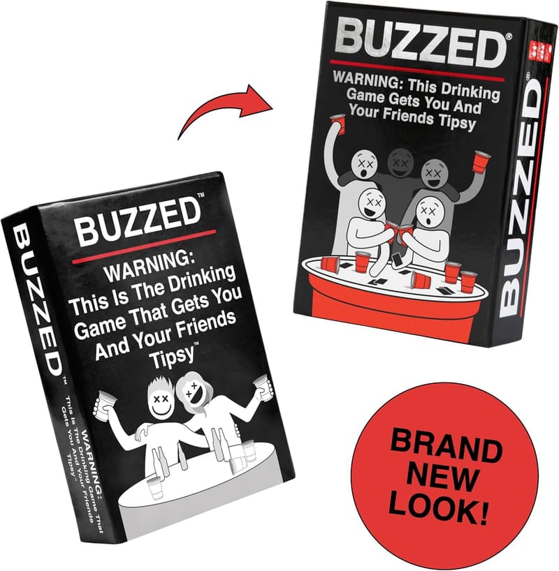 Buzzed: Hilarious Drinking Card Game for Adults