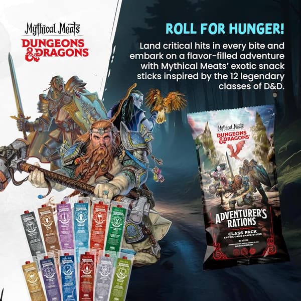 Dungeons & Dragons Jerky Stick Variety Pack - 12 Sticks