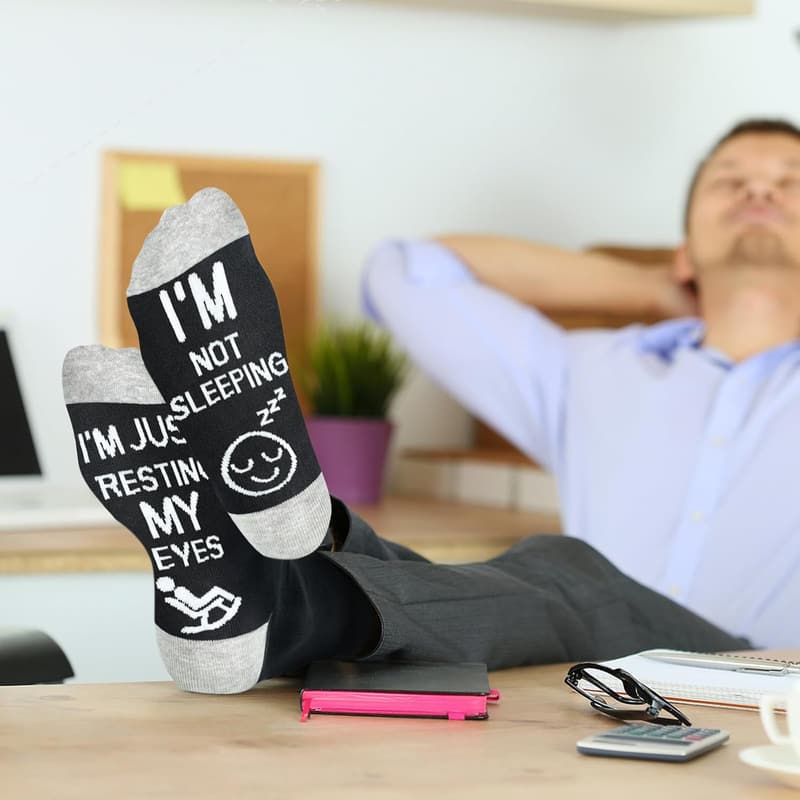 Funny Socks for Men - Ideal Birthday or Father's Day Gift