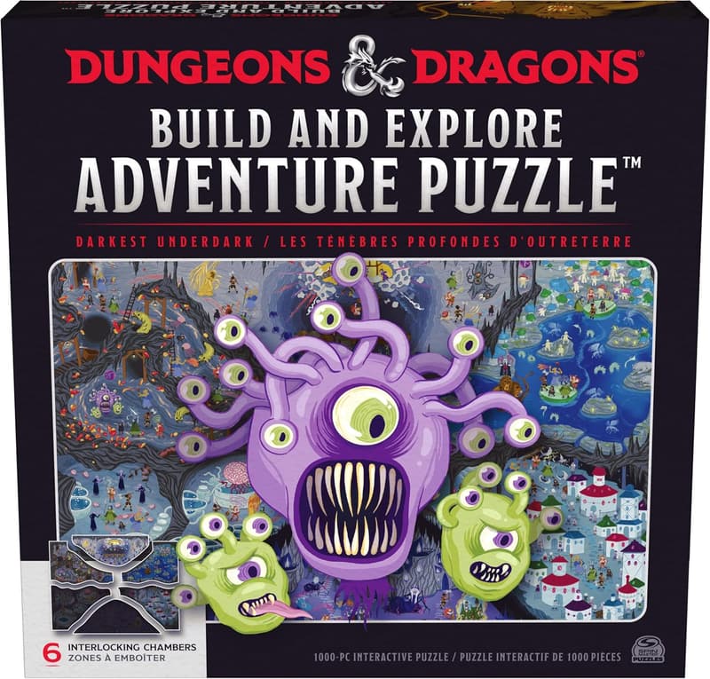 Dungeons & Dragons 1000-Piece Adventure Puzzle for Ages 12+