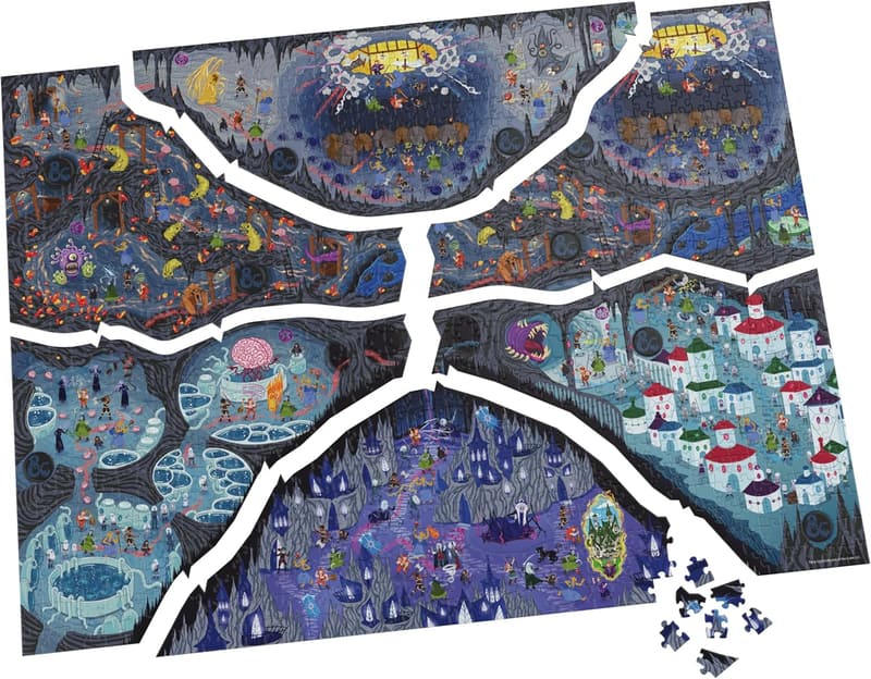 Dungeons & Dragons 1000-Piece Adventure Puzzle for Ages 12+