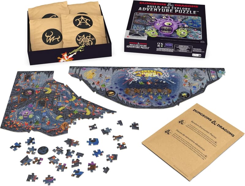 Dungeons & Dragons 1000-Piece Adventure Puzzle for Ages 12+
