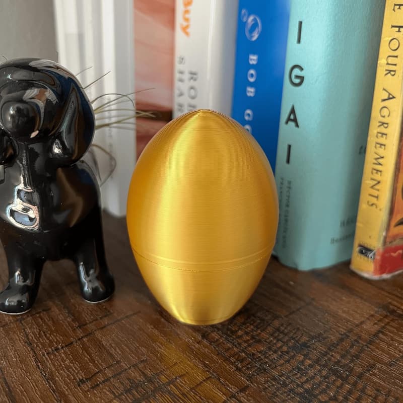 Gold Middle Finger Easter Egg - Adult Gag Gift for Baskets