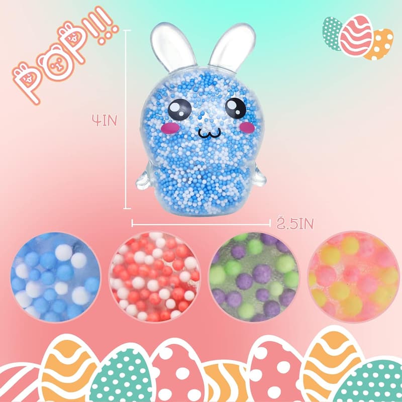 Easter Bunny Stress Balls - Fidget Toys for Kids & Adults