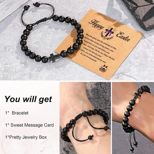 Easter Cross Bracelets for Kids and Teens - Christian Gifts