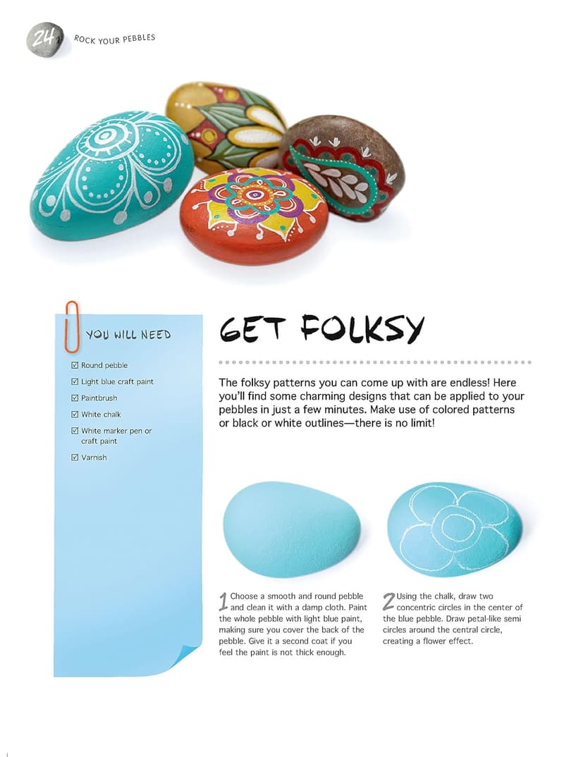 Rock Art: Pebble Painting and Crafting Guide