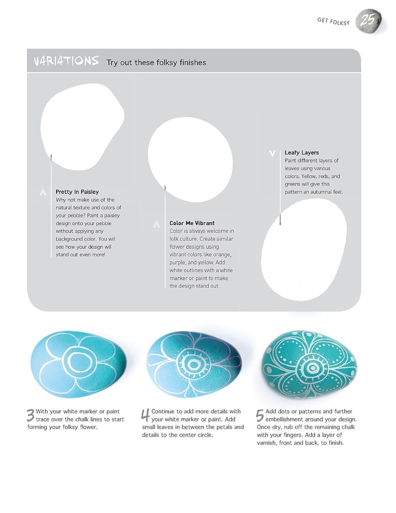 Rock Art: Pebble Painting and Crafting Guide