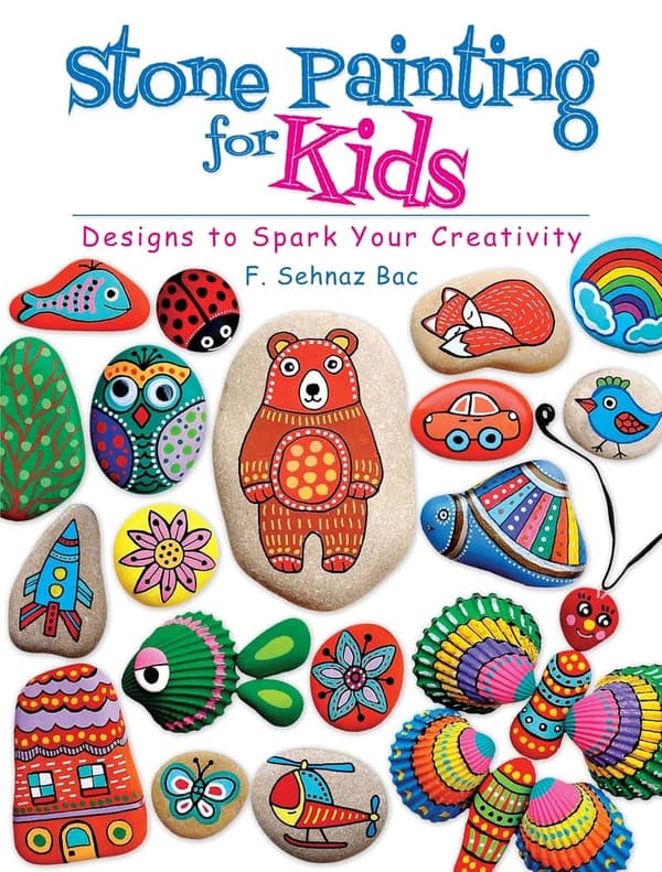 Kids' Stone Painting Kit: Creative Designs for Fun