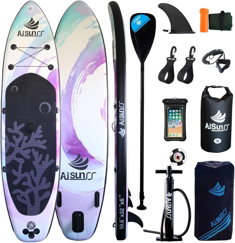 Inflatable Paddle Board for Adults with Premium Accessories