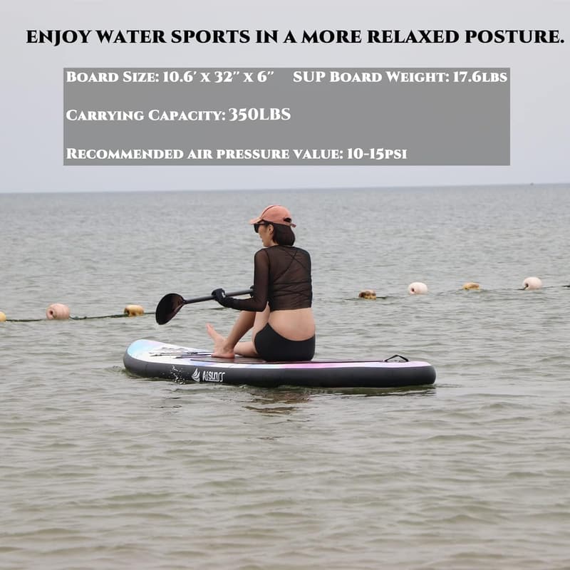 Inflatable Paddle Board for Adults with Premium Accessories