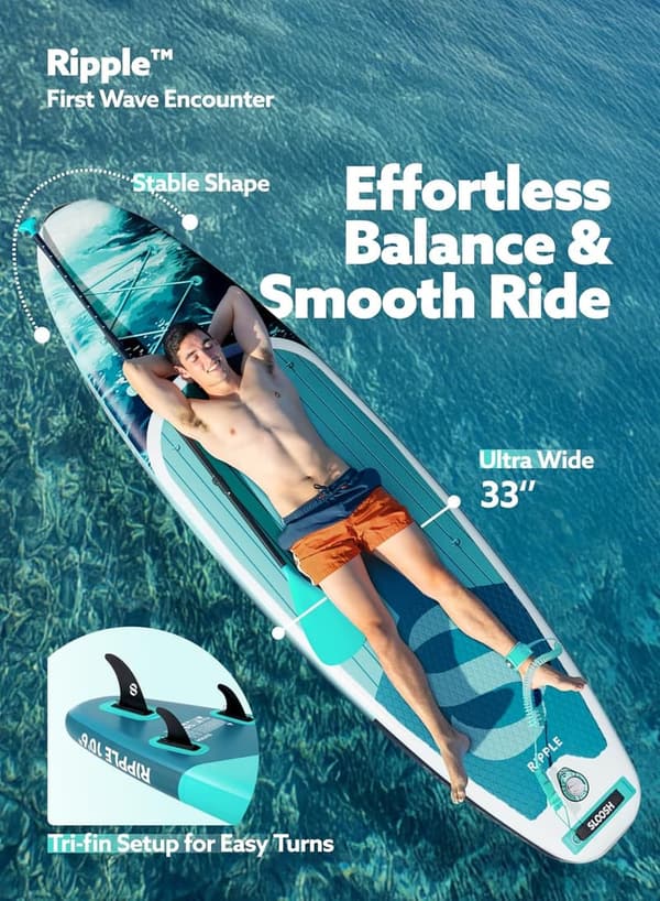 Inflatable Stand Up Paddle Board with Premium Accessories