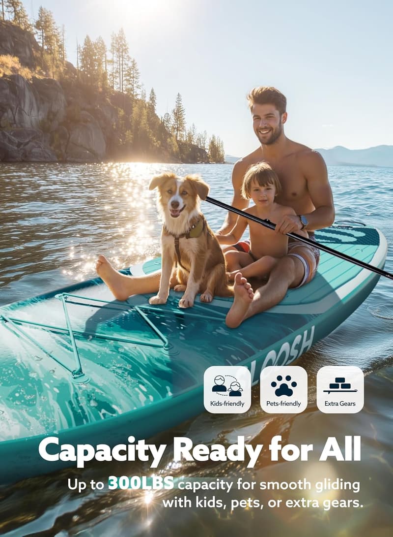 Inflatable Stand Up Paddle Board with Premium Accessories