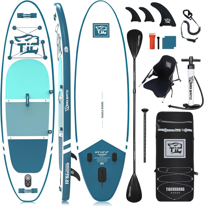Defender Collection Inflatable Paddle Board with Accessories