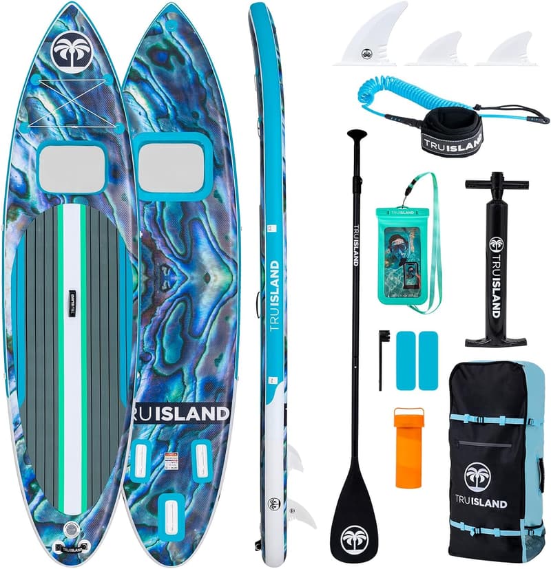Inflatable Stand-Up Paddle Board with Accessories and Backpack