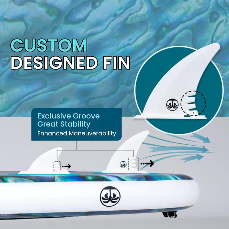 Inflatable Stand-Up Paddle Board with Accessories and Backpack