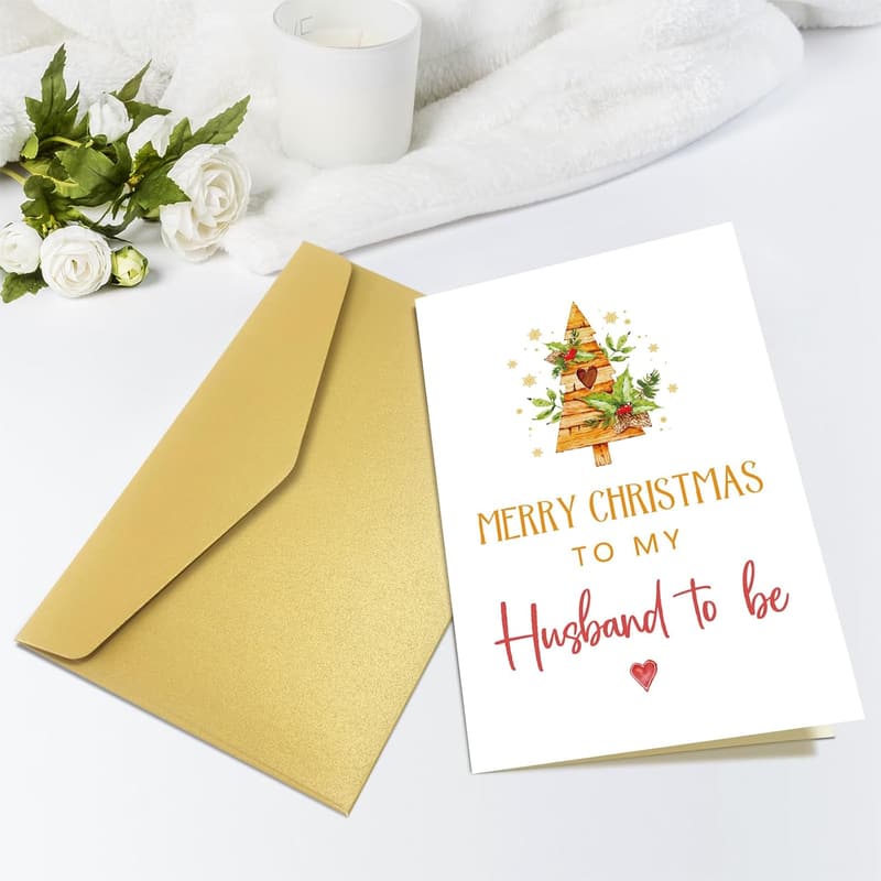 Romantic Christmas Card for Future Husband