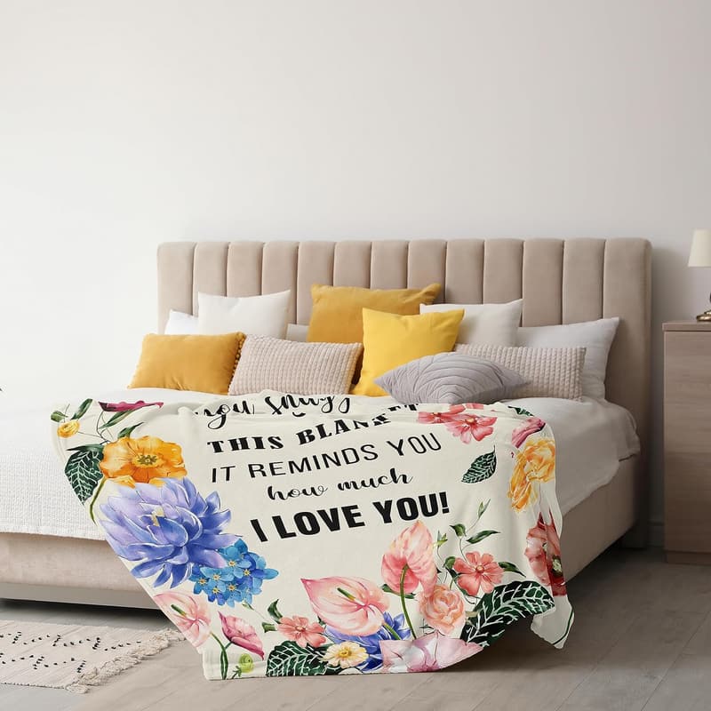 Mother's Day Gift: Personalized Blanket for Grandma