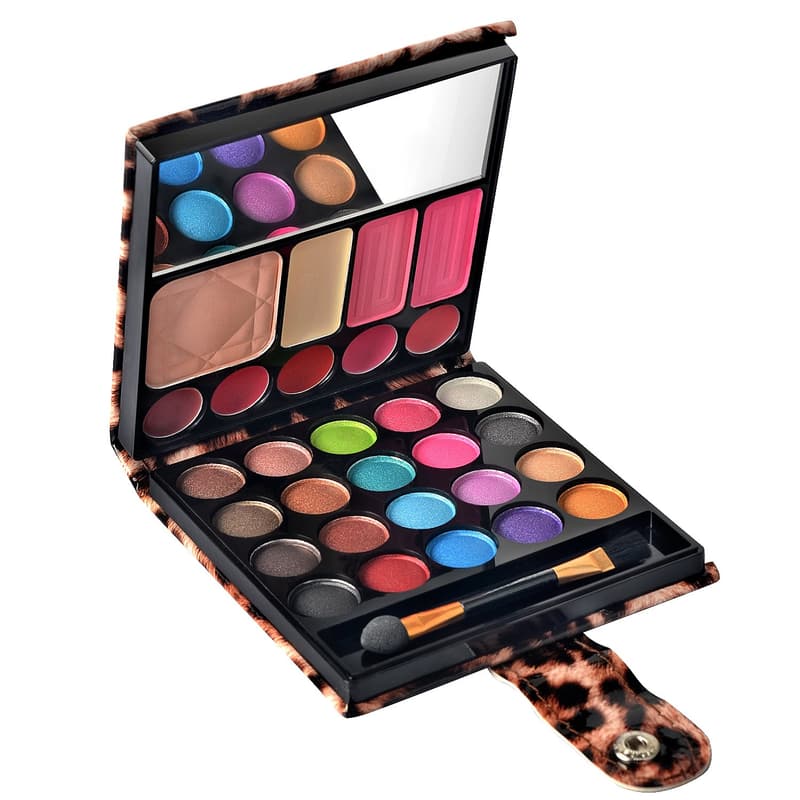 29-Color Professional Makeup Kit with Eyeshadow, Lip Gloss & Blush