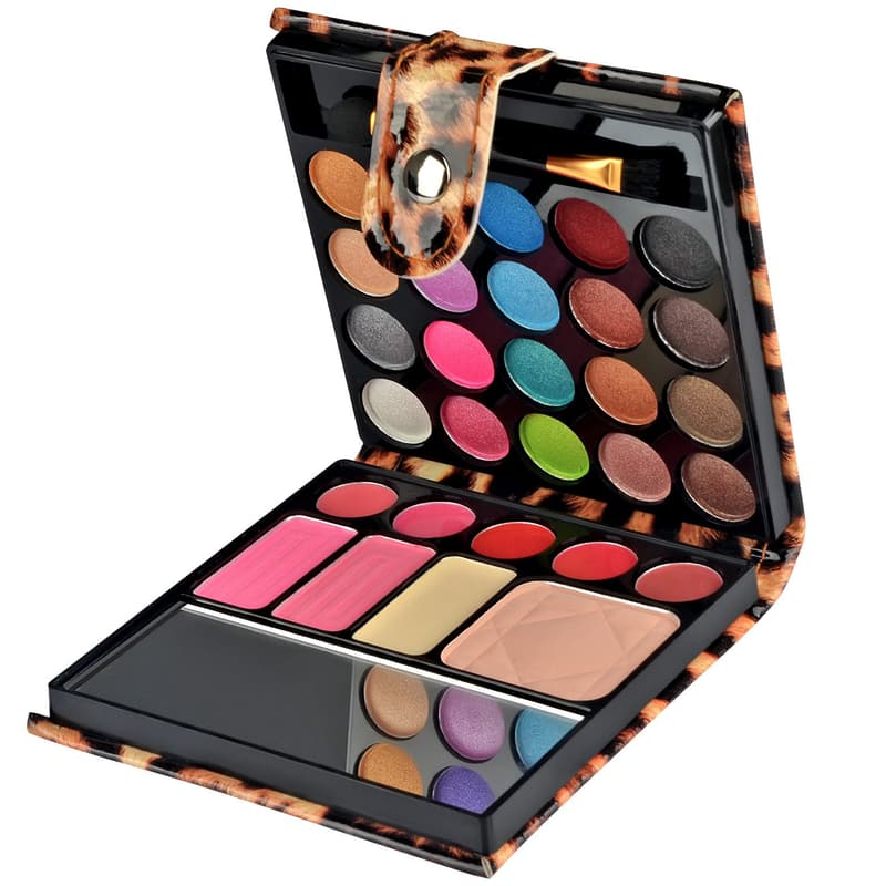 29-Color Professional Makeup Kit with Eyeshadow, Lip Gloss & Blush