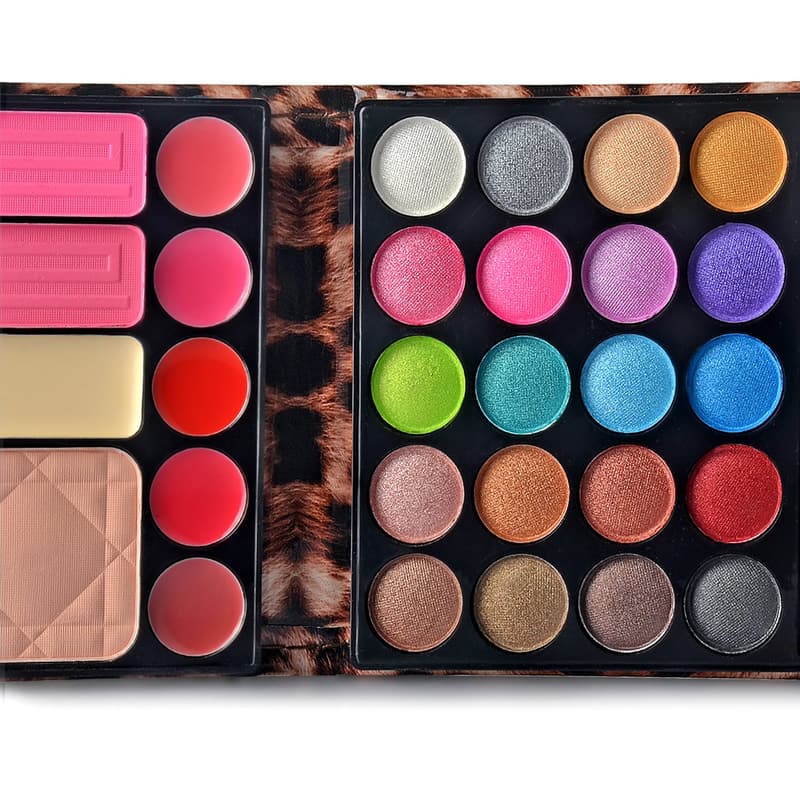 29-Color Professional Makeup Kit with Eyeshadow, Lip Gloss & Blush