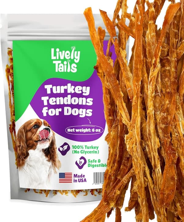 100% Turkey Jerky Dog Treats - Healthy Chews for Small Dogs