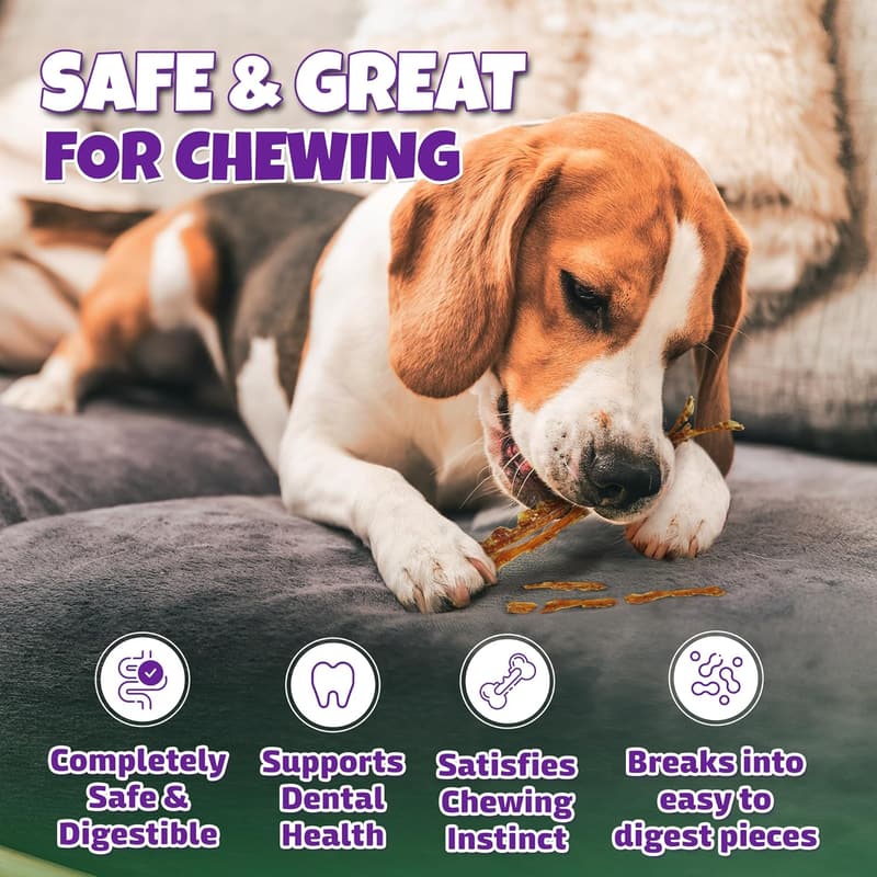 100% Turkey Jerky Dog Treats - Healthy Chews for Small Dogs