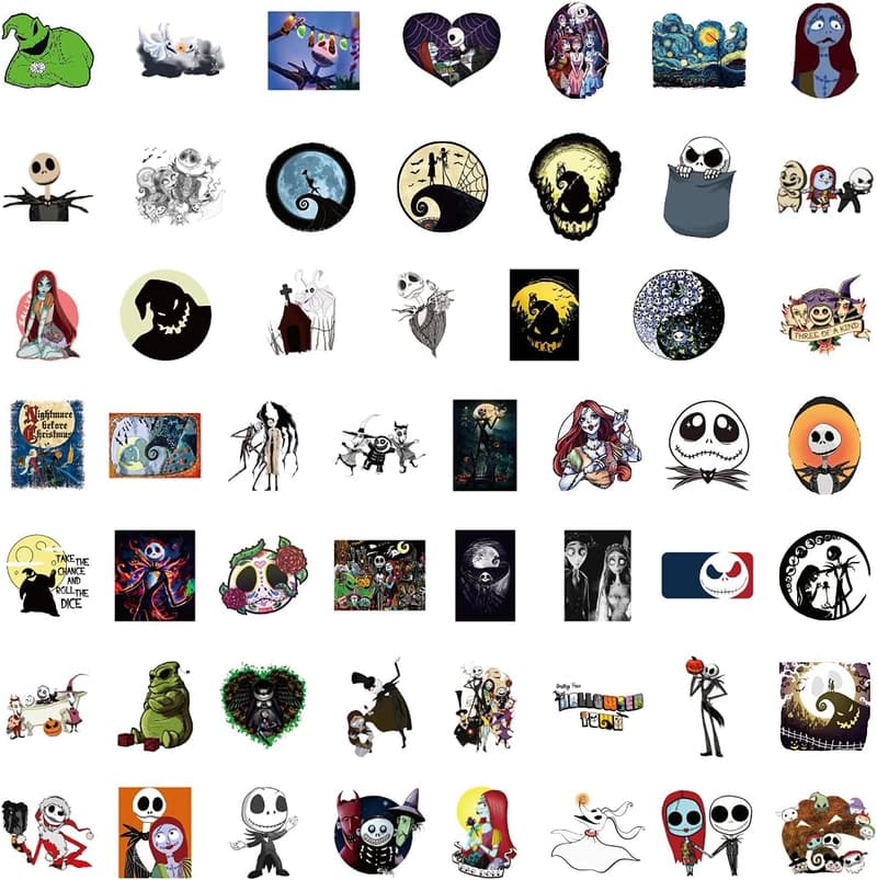 Halloween Stickers Set - 103PCS Vinyl Decals for Teens & Adults