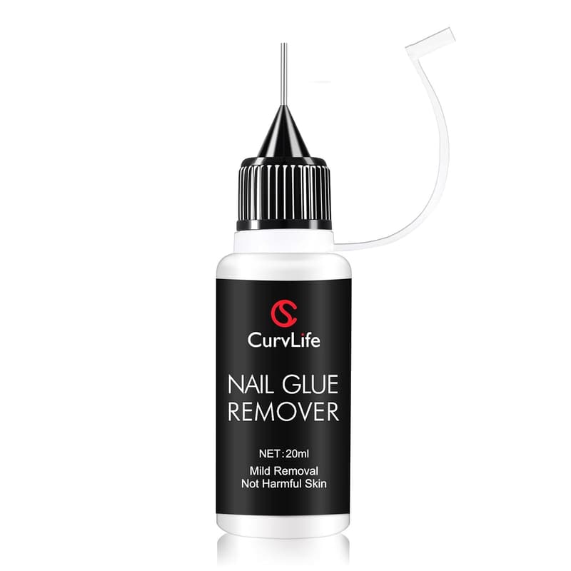 Gentle Non-Acetone Nail Glue Remover for Press-Ons - 20ml