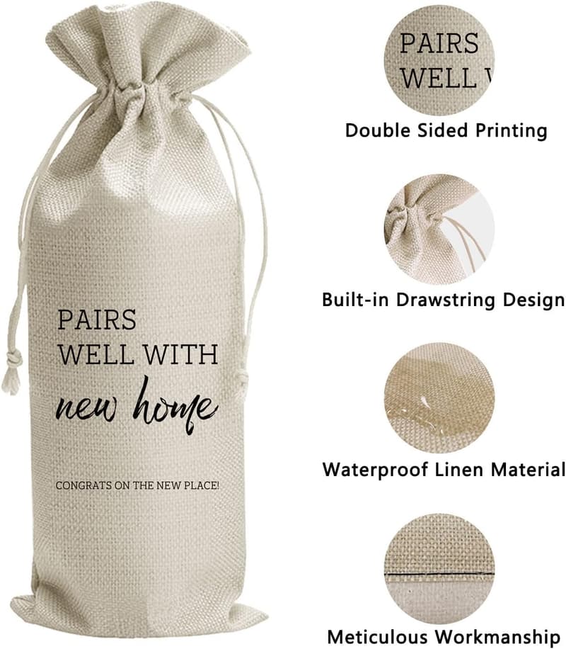 Housewarming Gift: Unique Wine Bottle Bag