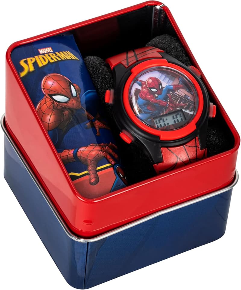 Spider-Man Kids Digital Watch – Interactive, Adjustable, Durable
