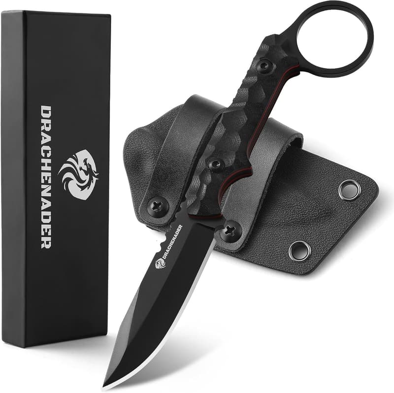 EDC Fixed Blade Neck Knife - 7.08