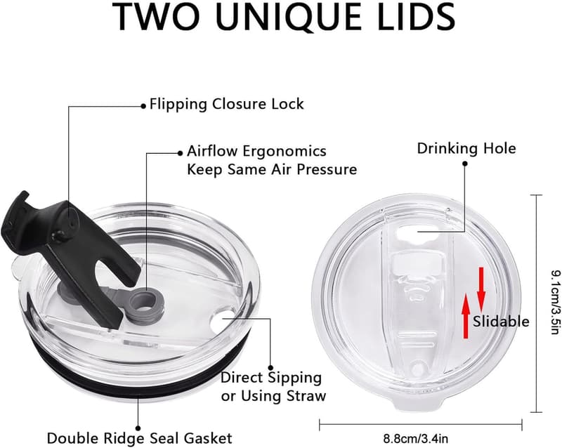 Engagement Gift: 20oz Stainless Steel Travel Tumbler Set for Couples