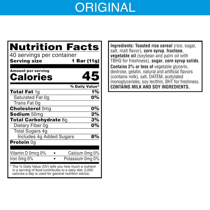 Rice Krispies Treats Mini Squares, Kids Snack, 15.5oz Box