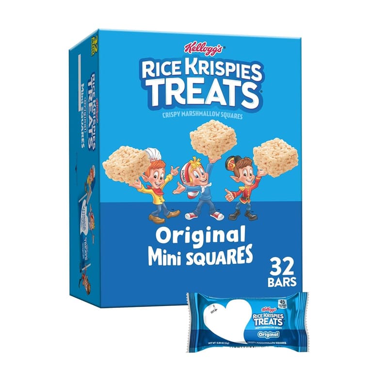 Crispy Mini Marshmallow Rice Krispies Treats for Kids - 12.4oz