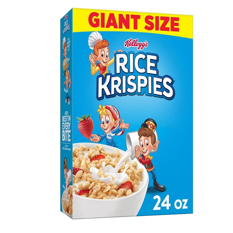 Rice Krispies Cold Breakfast Cereal, Giant 24oz Box