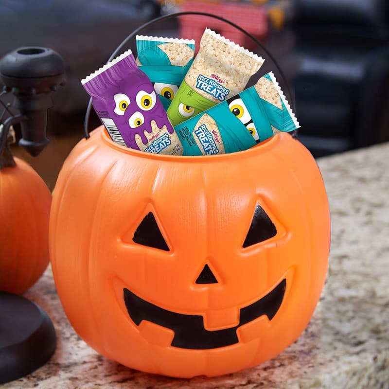 Halloween Rice Krispies Treats Mini Marshmallow Squares, 60 Bars