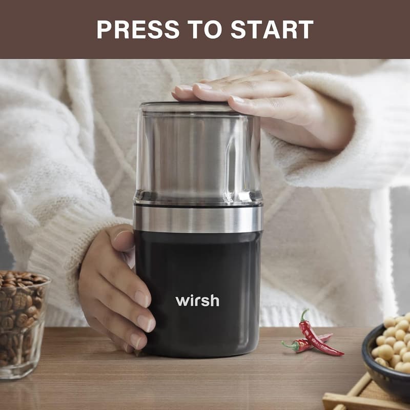 Electric Spice Grinder with Stainless Steel Bowl - 200W