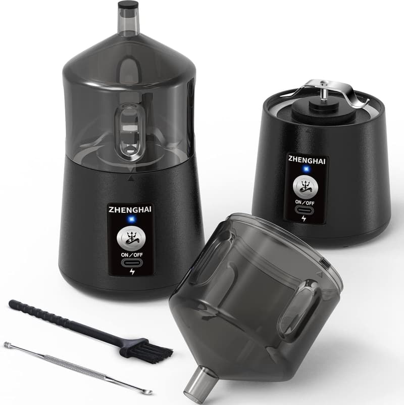 USB-C Rechargeable Electric Herb Grinder with Pulse Mode