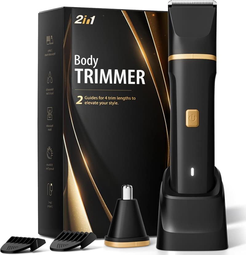 Waterproof Electric Razor for Men, Versatile Grooming Kit