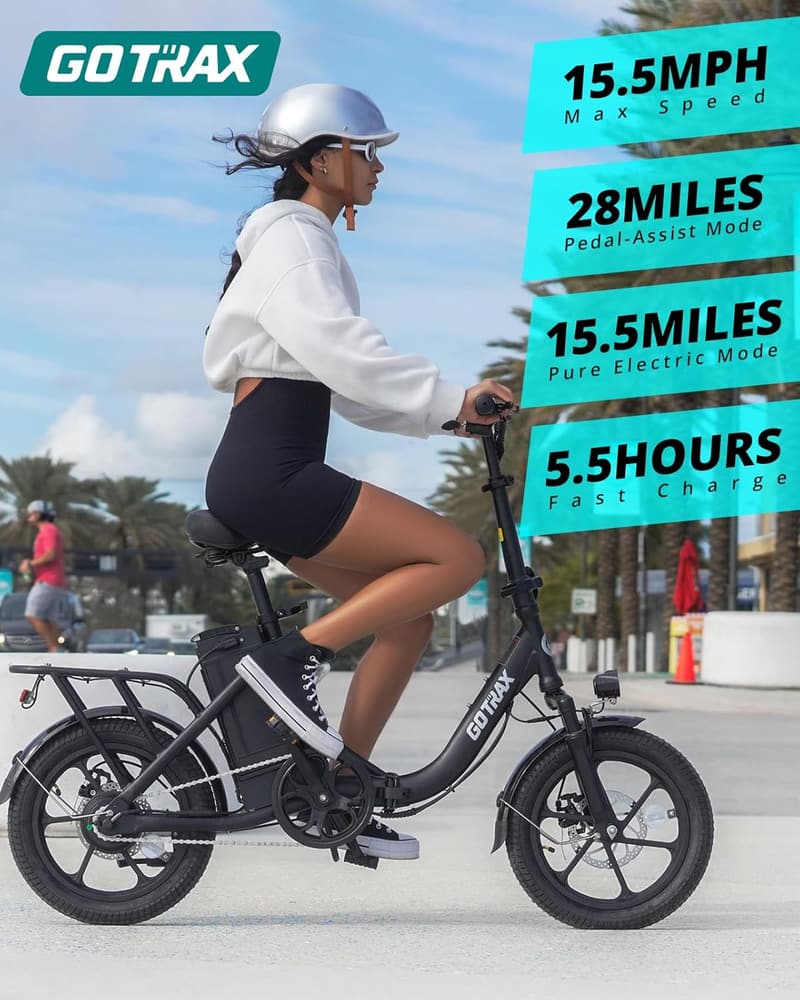 Folding Electric Bike for Commuting, 28 Miles Range, 500W