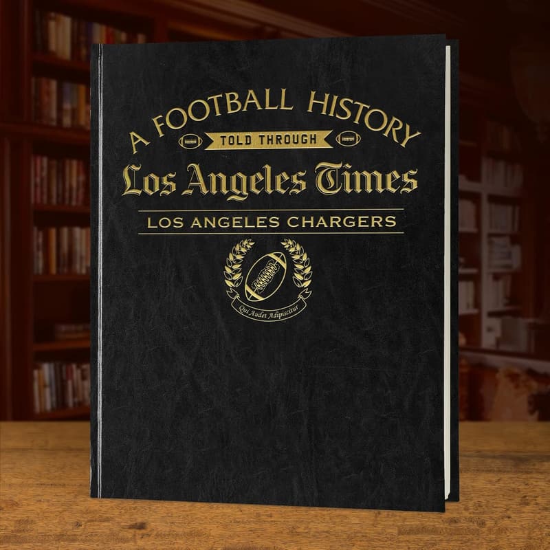 Personalized Football History Book for Sports Fans