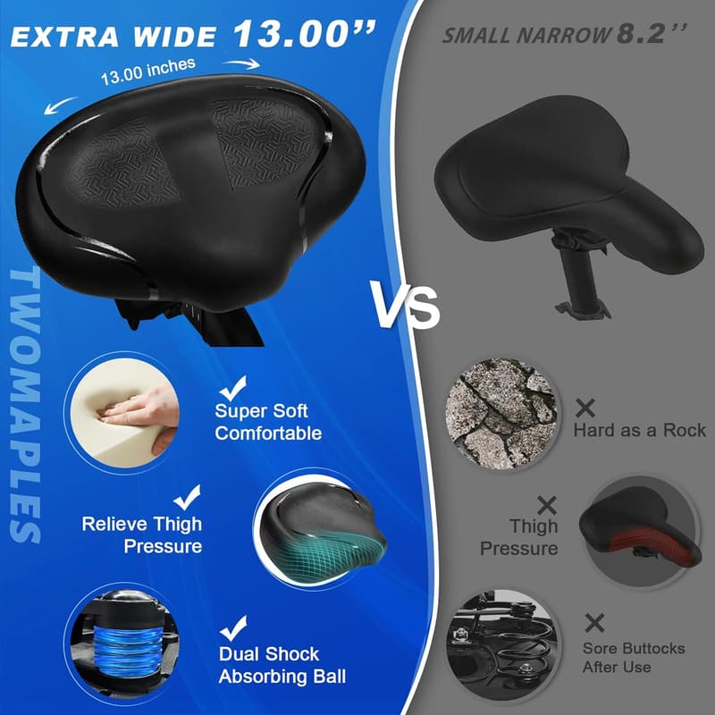 Noseless Bike Seat Cushion for Men & Frauen - Extra Comfort