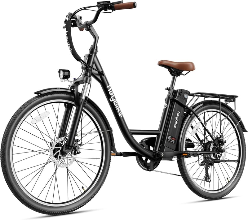 Electric City Cruiser Bike with 350W Motor & 40-Mile Range