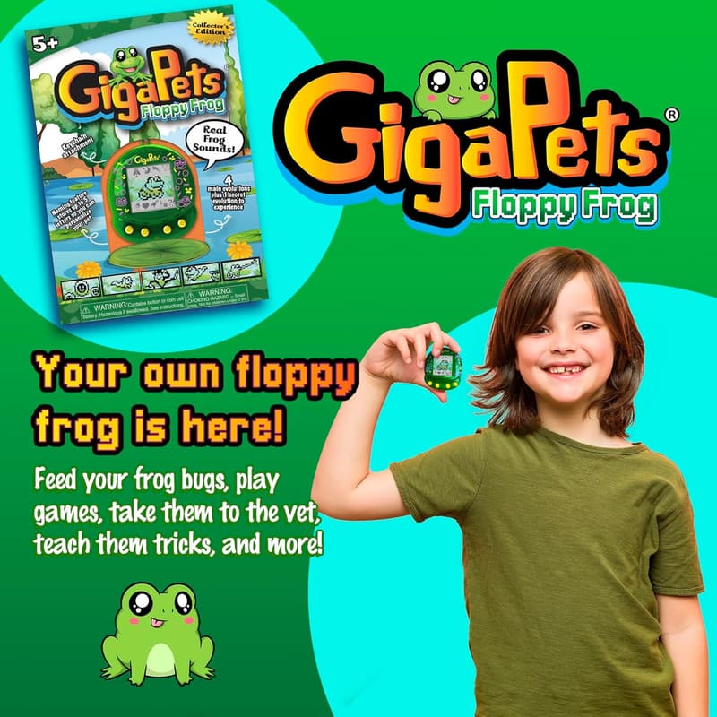 25th Anniversary Giga Pet Floppy Frog – Collector’s Edition for Kids