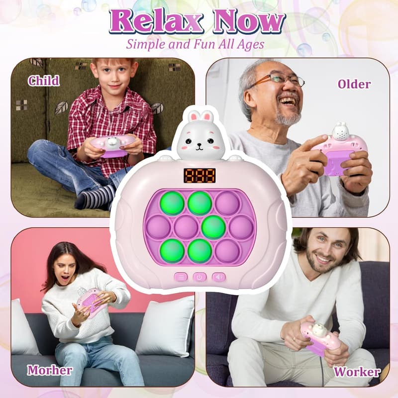 Easter Basket Fidget Toys – Light Up Push Puzzle for Kids