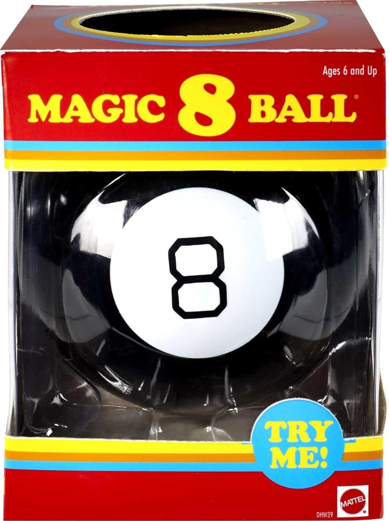 Retro-style Magic 8 Ball Novelty Toy