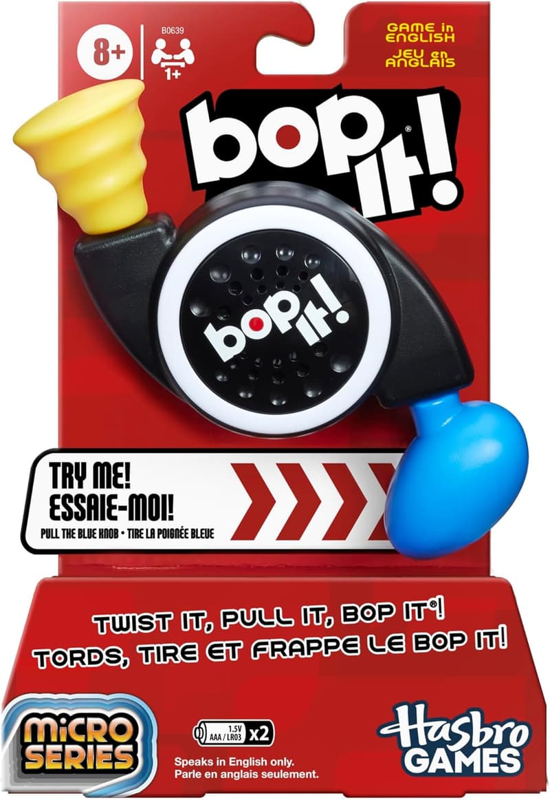 Bop It! Micro Series Electronic Game for Ages 8+