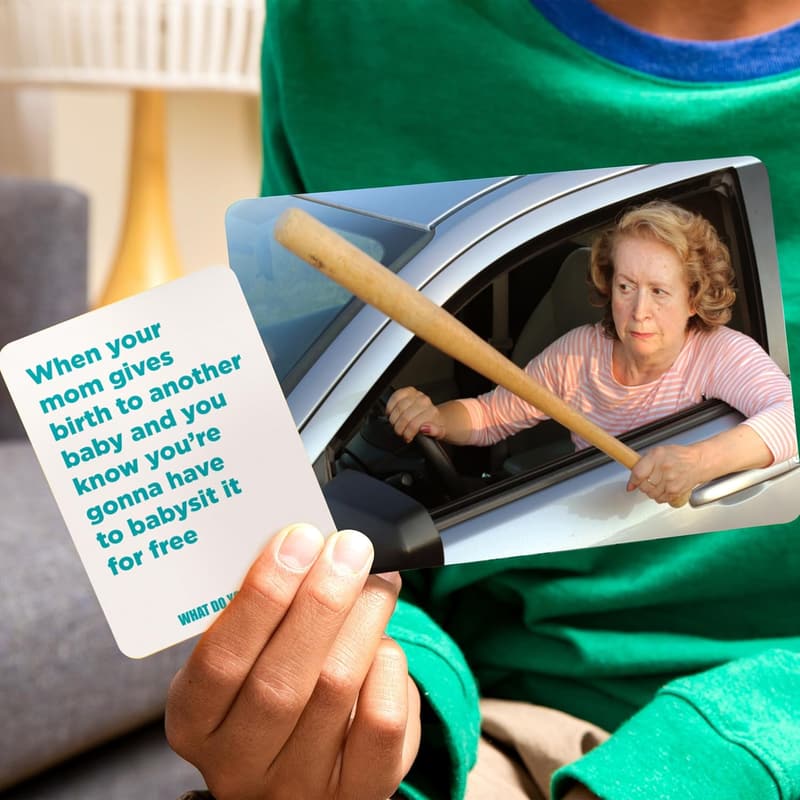 Family Fun Game - WHAT DO YOU MEME? Family Edition, 300 Captions & 108 Photos