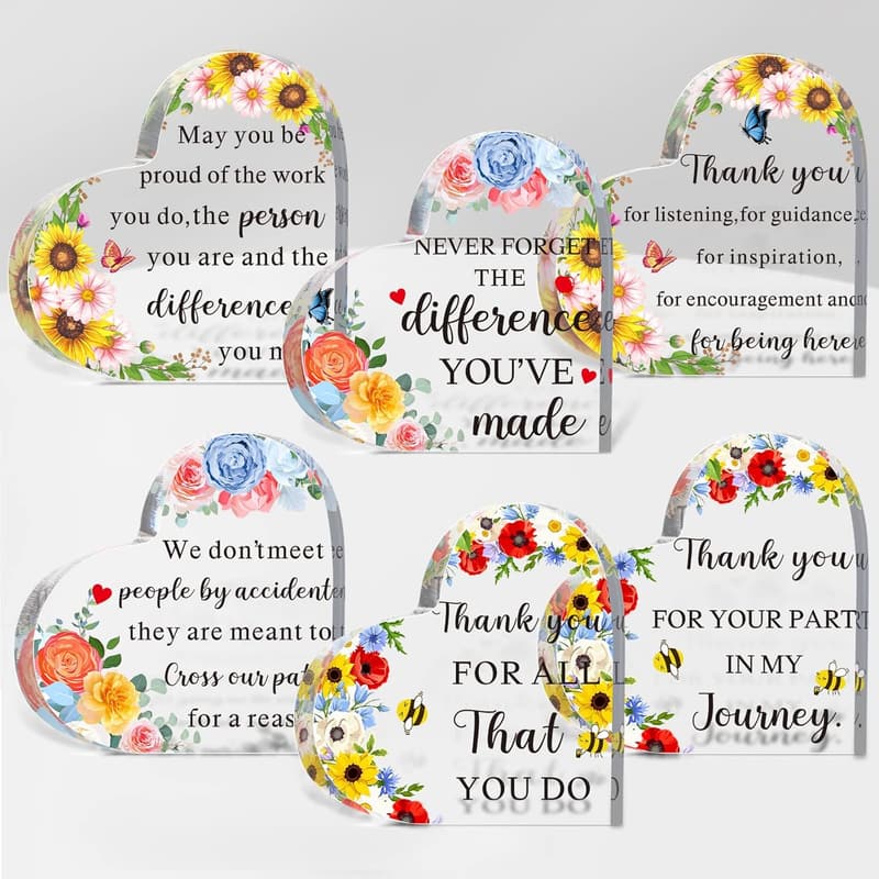 Graduation Thank You Plaque Set for Teachers & Coworkers