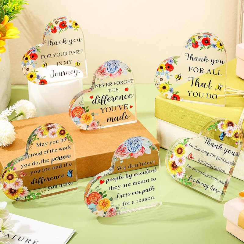 Graduation Thank You Plaque Set for Teachers & Coworkers